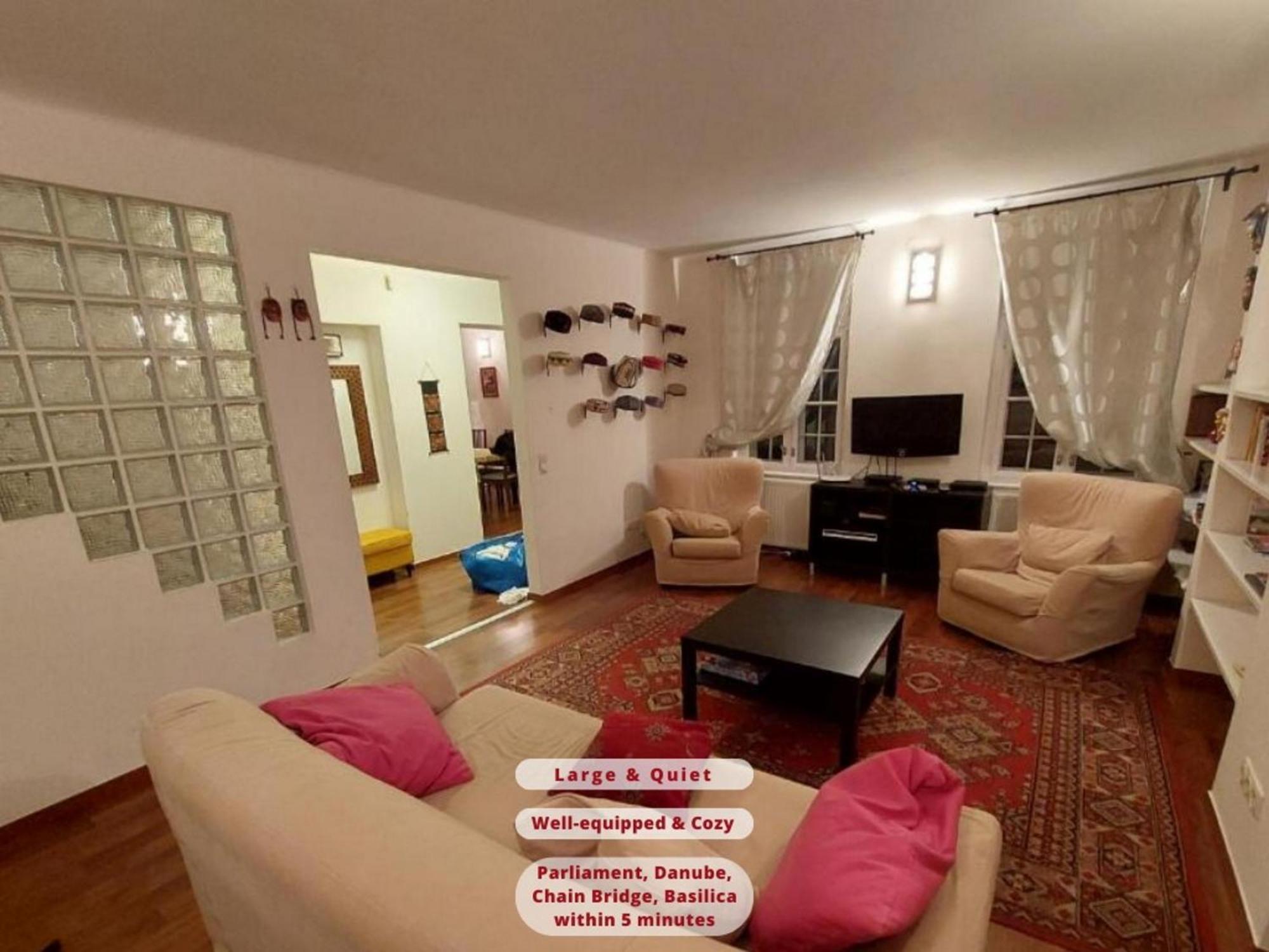 Queen Zita Apt 130 M2 Near Chain Bridge Budapest Bagian luar foto